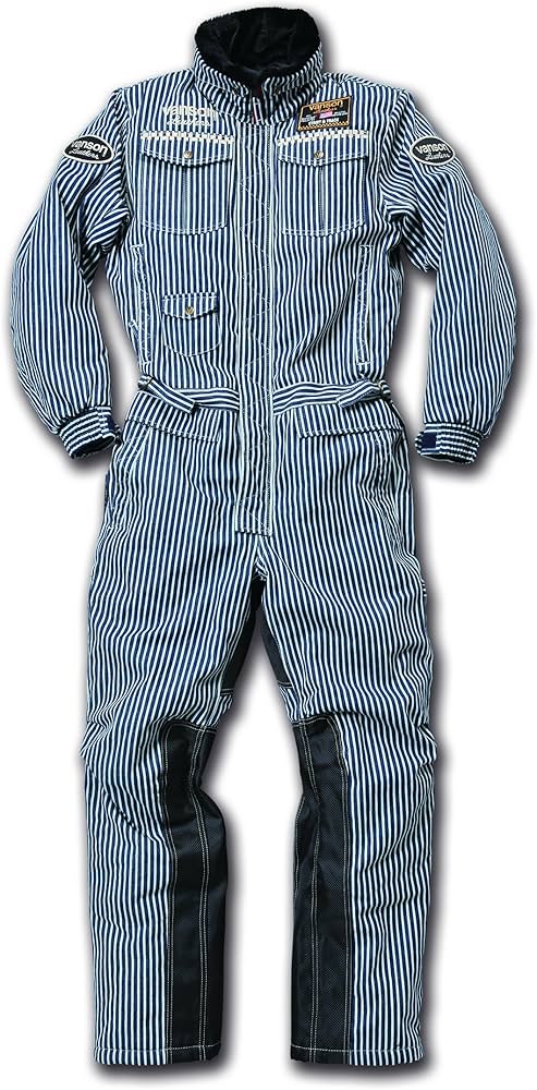 Vanson Leathers ストライプ オーバーオール